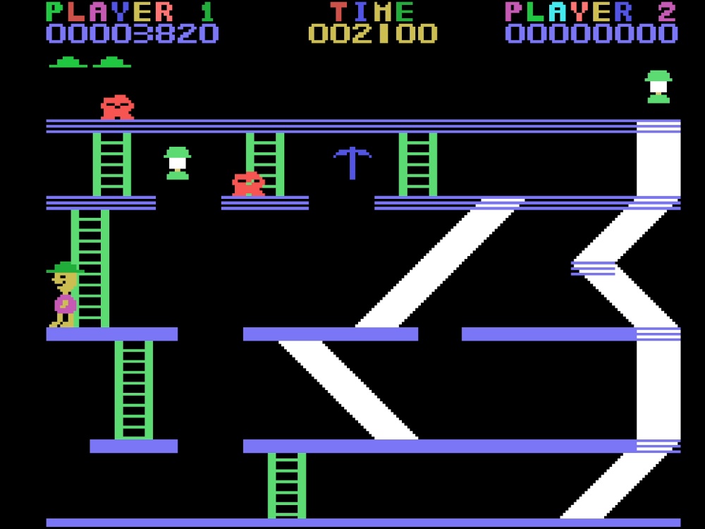 Gameplay of Miner 2049er for Colecovision